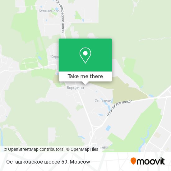 Осташковское шоссе 59 map