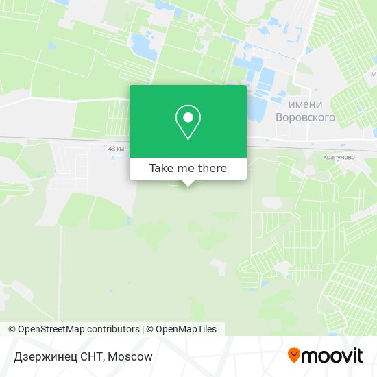 Дзержинец СНТ map