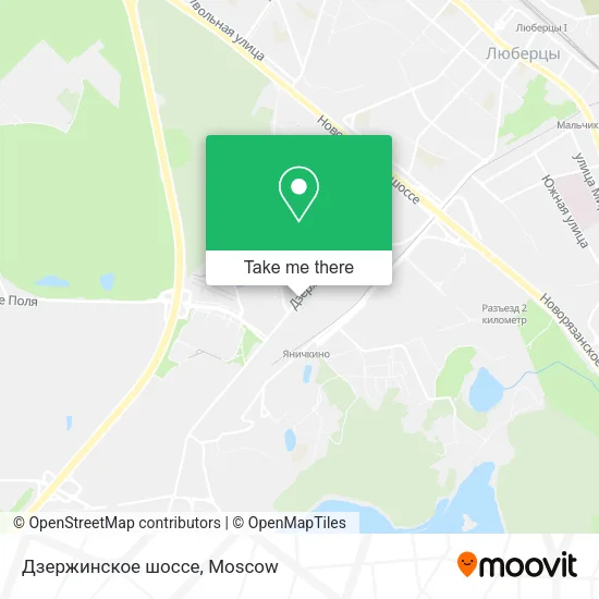 Дзержинское шоссе map