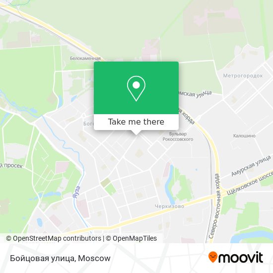 Бойцовая улица map