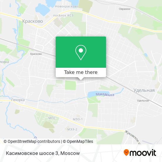 Касимовское шоссе 3 map