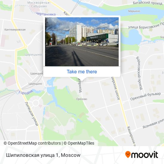 Шипиловская улица 1 map
