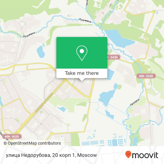 улица Недорубова, 20 корп 1 map