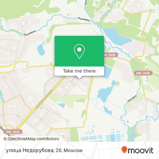 улица Недорубова, 20 map