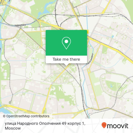 улица Народного Ополчения 49 корпус 1 map