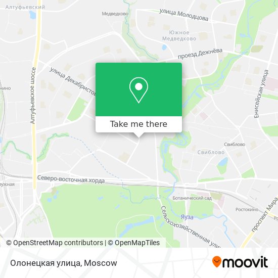 Олонецкая улица map