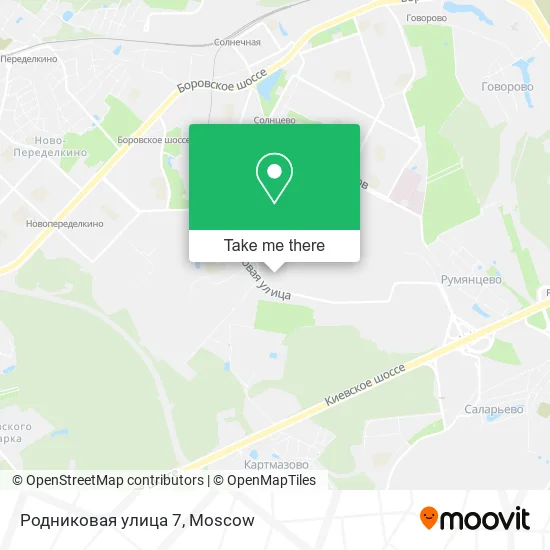 Родниковая улица 7 map