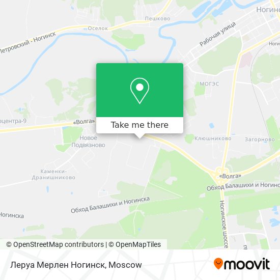 Леруа Мерлен Ногинск map