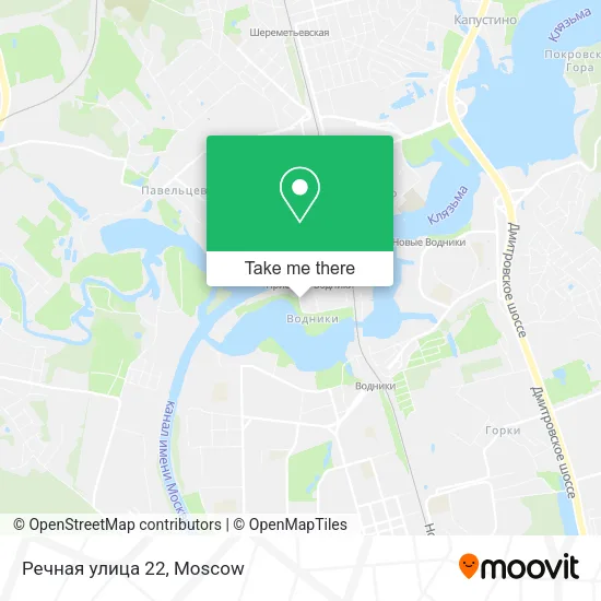 Речная улица 22 map