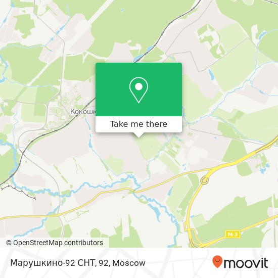 Марушкино-92 СНТ, 92 map