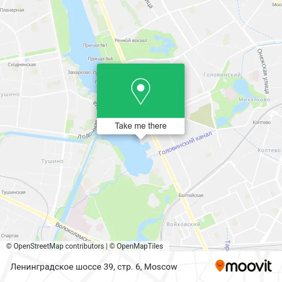 Ленинградское шоссе 39, стр. 6 map