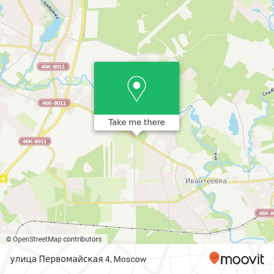 улица Первомайская 4 map