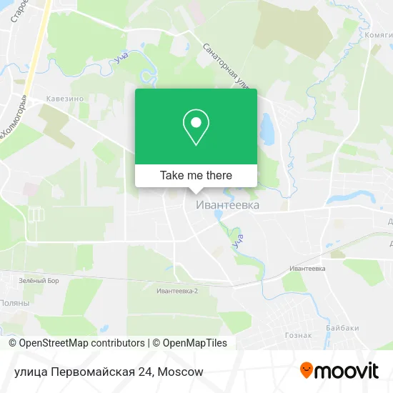 улица Первомайская 24 map