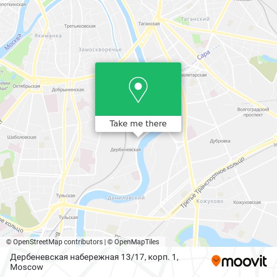 Дербеневская набережная 13 / 17, корп. 1 map