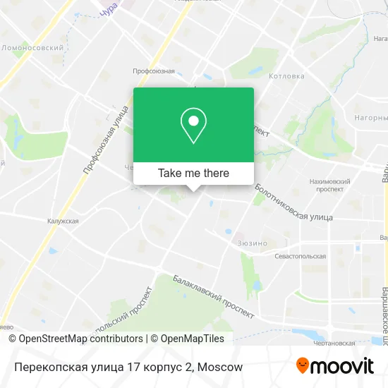 Перекопская улица 17 корпус 2 map