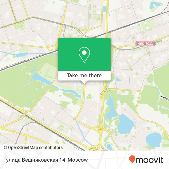улица Вешняковская 14 map