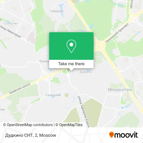 Дудкино СНТ, 2 map