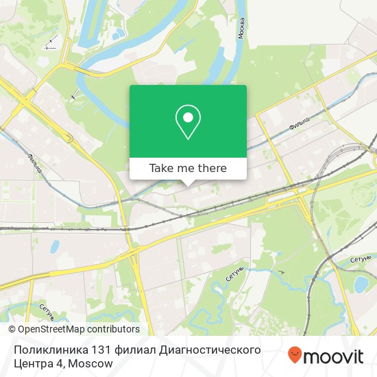 Поликлиника 131 филиал Диагностического Центра 4 map