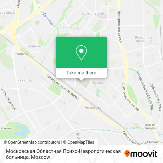 Московская Областная Психо-Неврологическая больница map