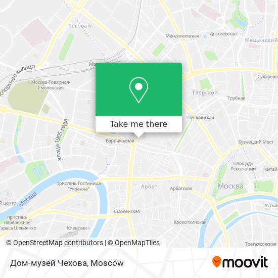 Дом-музей Чехова map