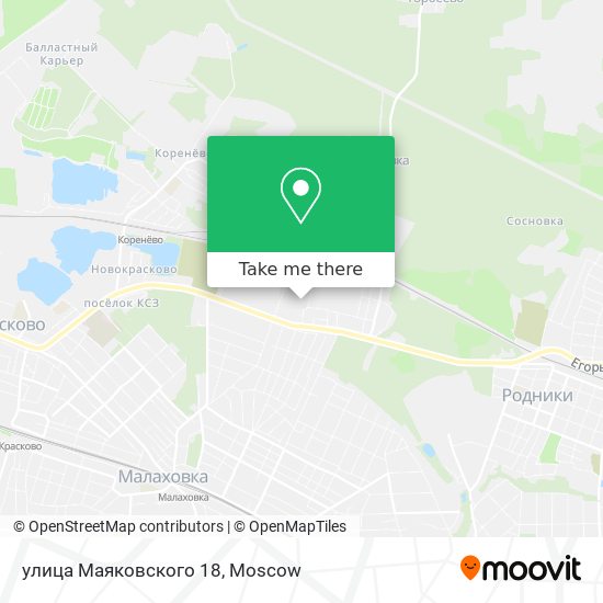 улица Маяковского 18 map