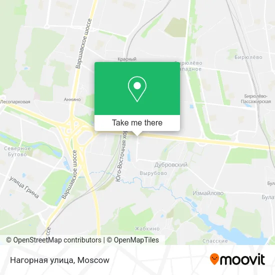 Нагорная улица map