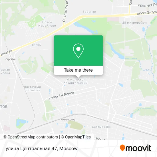 улица Центральная 47 map