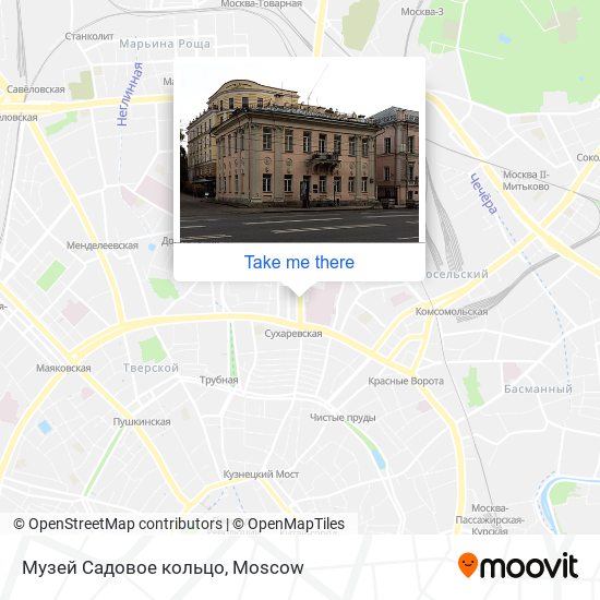 Музей Садовое кольцо map