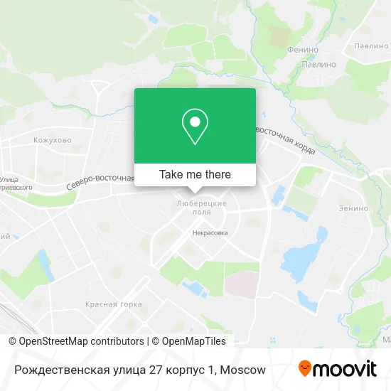 Рождественская улица 27 корпус 1 map
