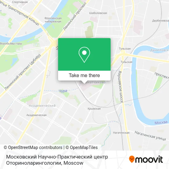 Московский Научно-Практический центр Оториноларингологии map
