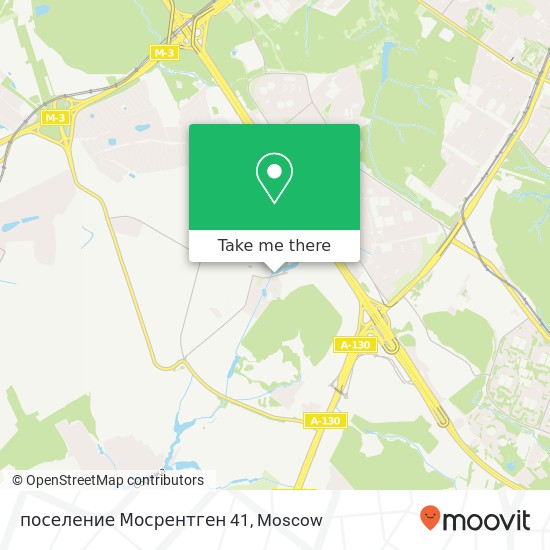 поселение Мосрентген 41 map