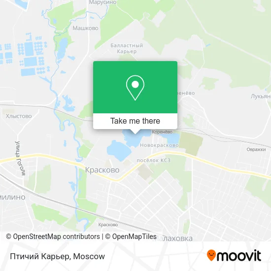 Птичий Карьер map