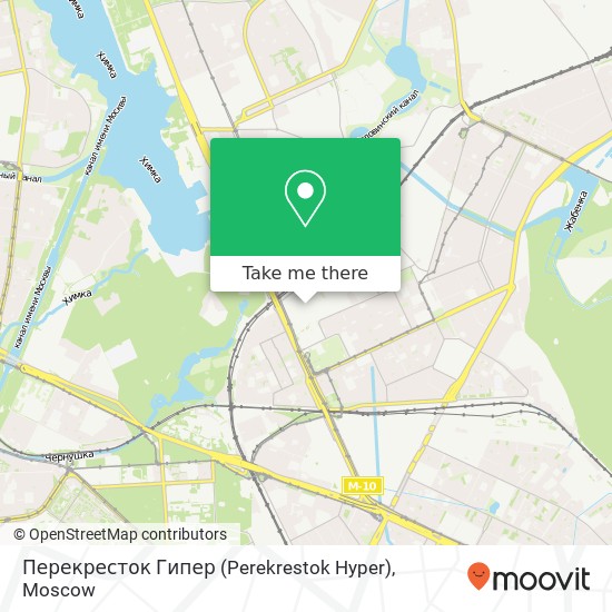 Перекресток Гипер (Perekrestok Hyper) map