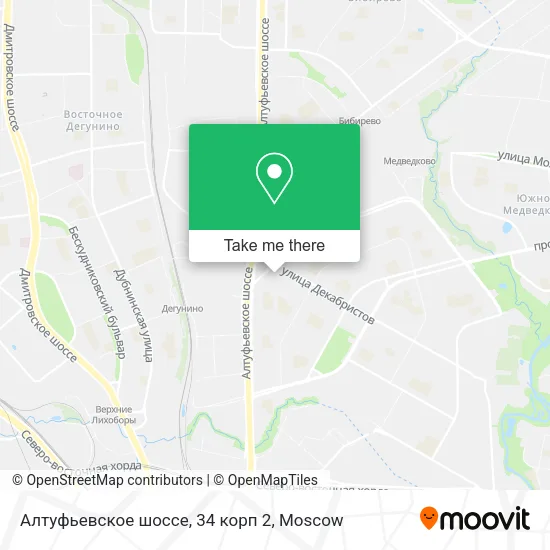 Алтуфьевское шоссе, 34 корп 2 map