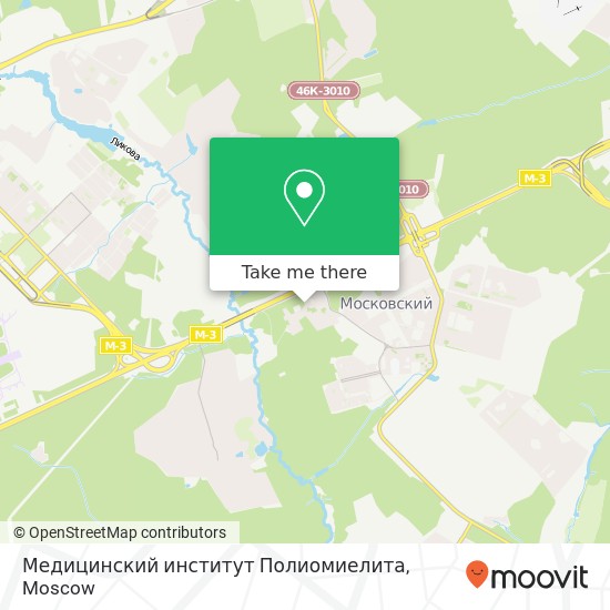 Медицинский институт Полиомиелита map