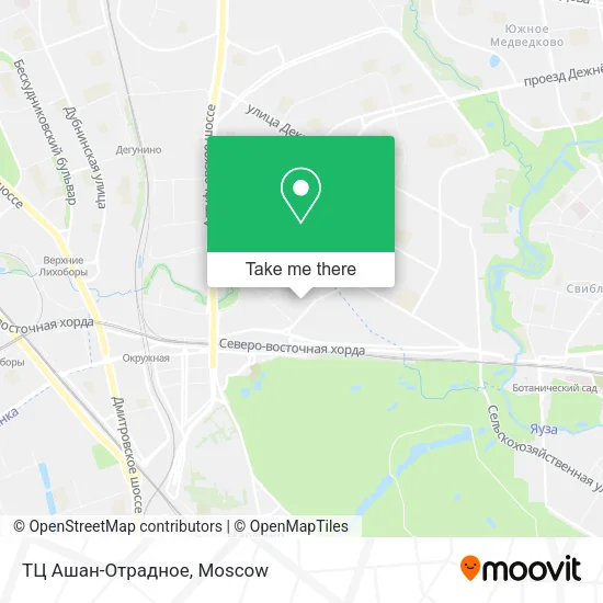 ТЦ Ашан-Отрадное map