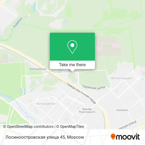 Лосиноостровская улица 45 map