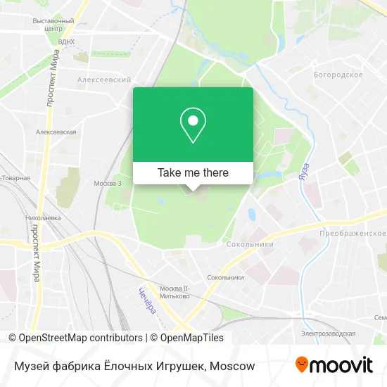 Музей фабрика Ёлочных Игрушек map