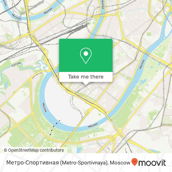 Метро-Спортивная (Metro-Sportivnaya) map