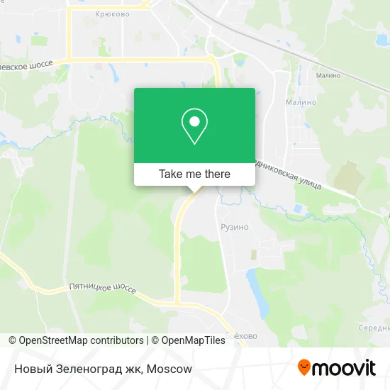 Новый Зеленоград жк map