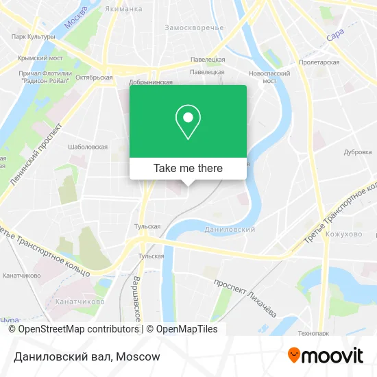 Даниловский вал map