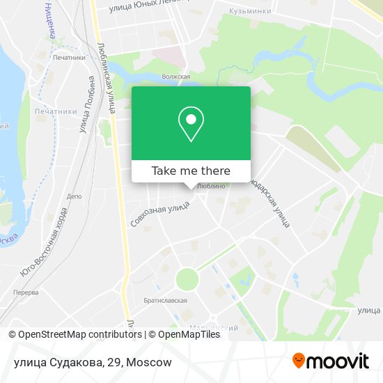 улица Судакова, 29 map