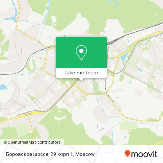Боровское шоссе, 29 корп 1 map
