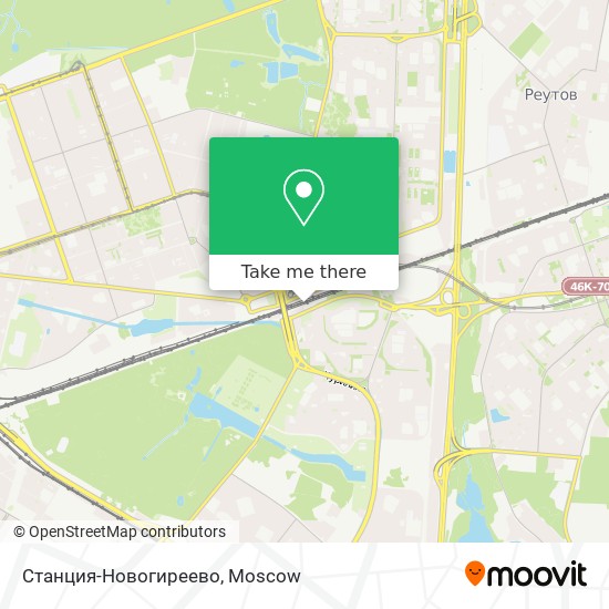 Станция-Новогиреево map