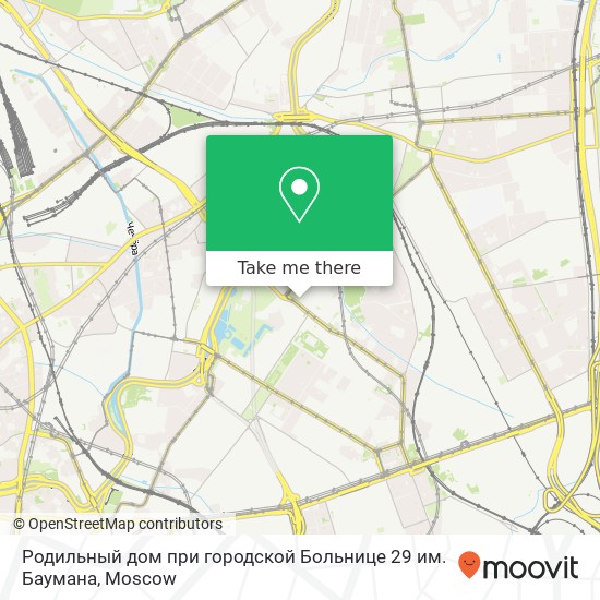 Родильный дом при городской Больнице 29 им. Баумана map