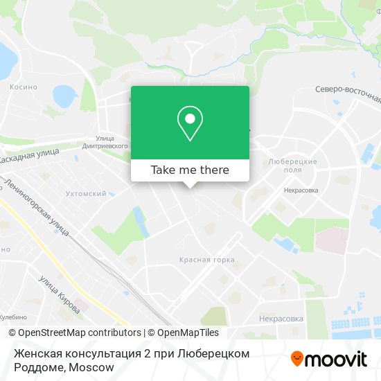 Женская консультация 2 при Люберецком Роддоме map