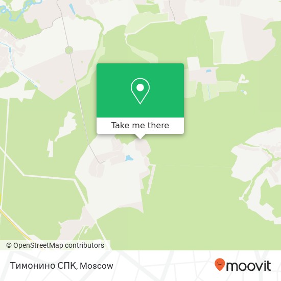 Тимонино СПК map