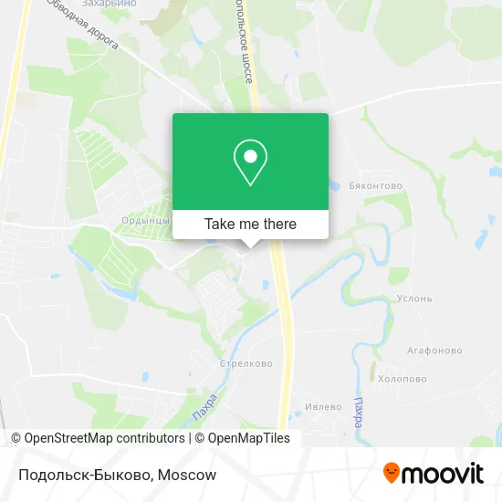 Подольск-Быково map