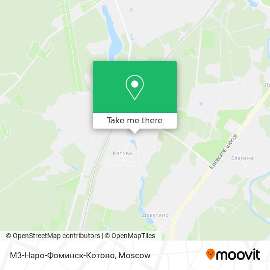 М3-Наро-Фоминск-Котово map