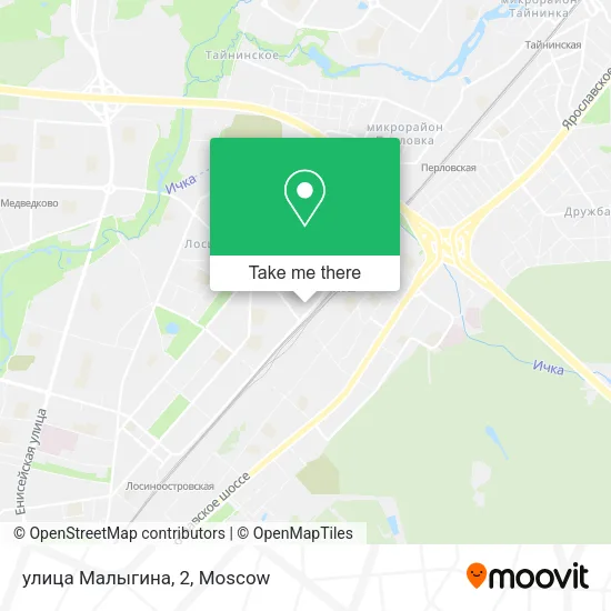улица Малыгина, 2 map
